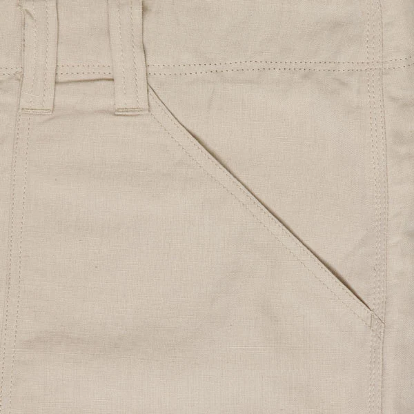 Beige hør shorts - Ed Baxter