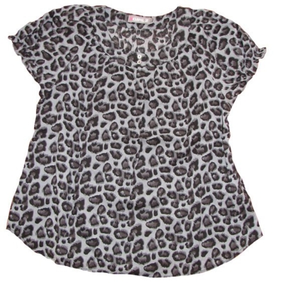 XGirlz T-shirt m. leopard mønster XGirlz T-shirt m. leopard mønster