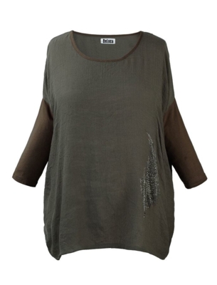 DeLuca bluse med pynt DeLuca bluse med pynt
