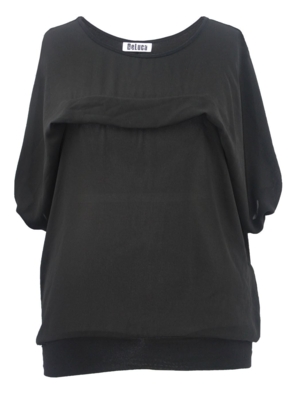 Deluca bluse (Sort) Deluca bluse (Sort)