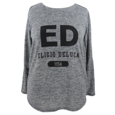 Deluca bluse (Grå melange) Deluca bluse (Grå melange)