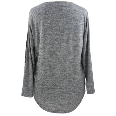 Deluca bluse (Grå melange) Deluca bluse (Grå melange)