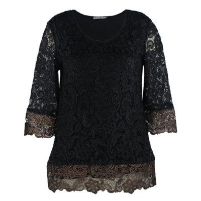 Studio Tunika/Bluse (Sort/Kobber) Studio Tunika/Bluse (Sort/Kobber)