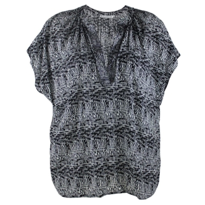 Studio bluse (Sort/Hvid) Studio bluse (Sort/Hvid)