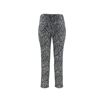 Veto bukser m. leopardprint (Hvid/Sort) Veto bukser m. leopardprint (Hvid/Sort)
