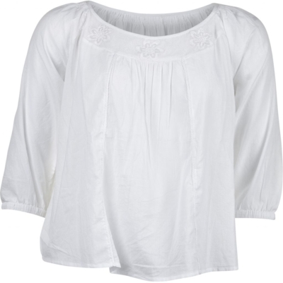 DeLuca Off White skjortebluse DeLuca Off White skjortebluse