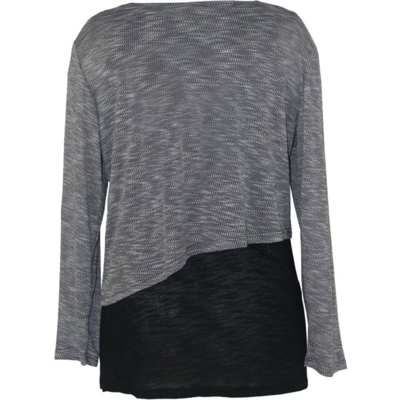 Veto langærmet 2-lags T-shirt (Sort/Grå) Veto langærmet 2-lags T-shirt (Sort/Grå)