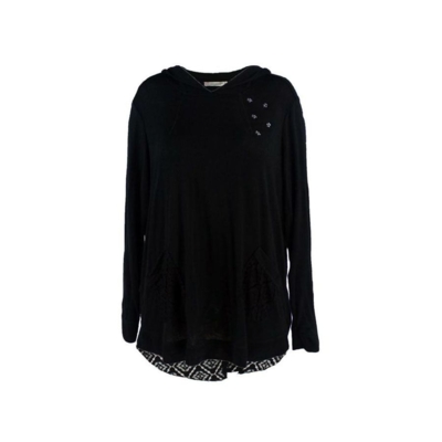 Gozzip bluse m. hætte (Sort) Gozzip bluse m. hætte (Sort)