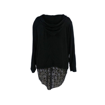 Gozzip bluse m. hætte (Sort) Gozzip bluse m. hætte (Sort)