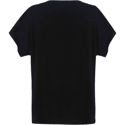 Sort Studio bluse med blonder (K/Æ) Sort Studio bluse med blonder (K/Æ)