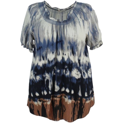 Gozzip bluse m. print (Mangefarvet) Gozzip bluse m. print (Mangefarvet)