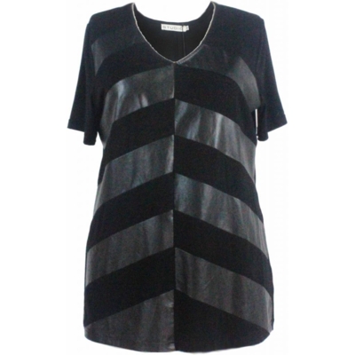 Studio T-shirt m. striber Studio T-shirt m. striber