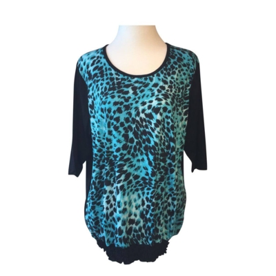 Turkis bluse fra Handberg Turkis bluse fra Handberg