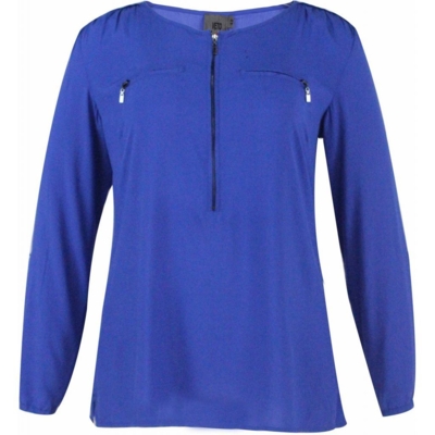 Smart skjortebluse fra Veto (Blå) Smart skjortebluse fra Veto (Blå)