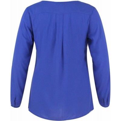 Smart skjortebluse fra Veto (Blå) Smart skjortebluse fra Veto (Blå)