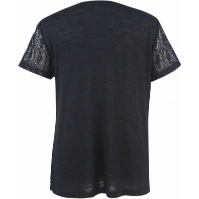 Sort/Hvid printet Veto T-shirt Sort/Hvid printet Veto T-shirt