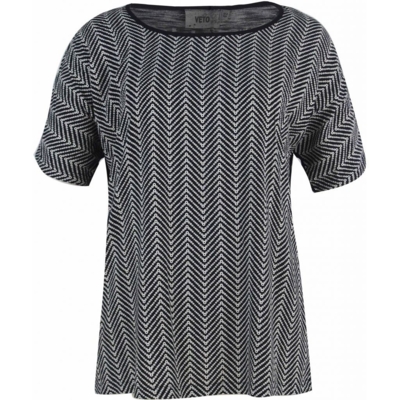 Smart Veto bluse (Sort/Hvid) Smart Veto bluse (Sort/Hvid)