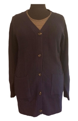 Lun Veto cardigan (Navy) Lun Veto cardigan (Navy)
