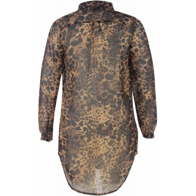 Veto skjorte i leopard print (L/Æ) Veto skjorte i leopard print (L/Æ)