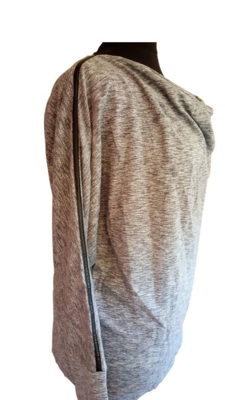 Grå melange bluse fra Studio