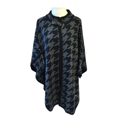 Handberg poncho (Grå melange) Handberg poncho (Grå melange)