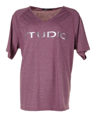 Aubergine melange Studio Gym T-shirt Aubergine melange Studio Gym T-shirt