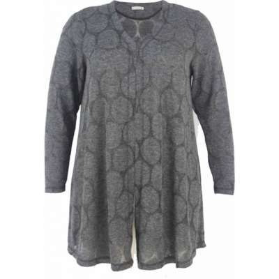 Gozzip cardigan - A-facon (Koksgrå) Gozzip cardigan - A-facon (Koksgrå)