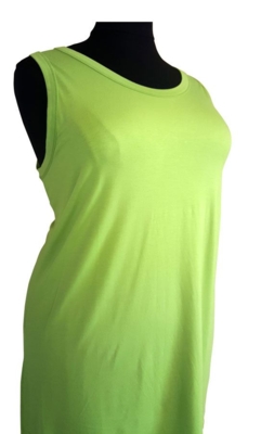 Lang og blød Handberg basis top (Lime) Lang og blød Handberg basis top (Lime)
