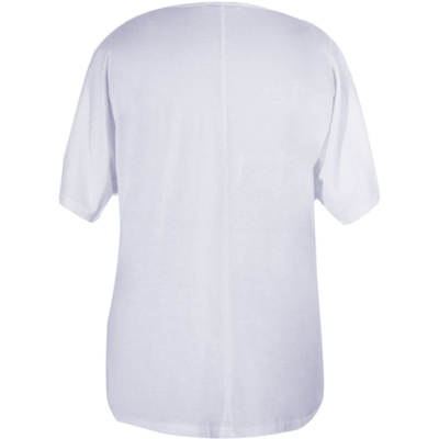 Hvid T-shirt m. print - Studio Hvid T-shirt m. print - Studio