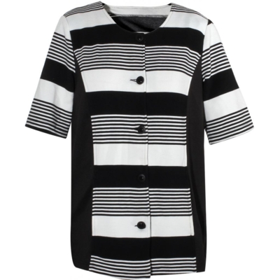 Sort/hvid cardigan - Studio Sort/hvid cardigan - Studio