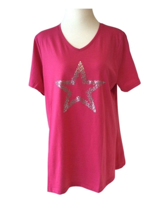 Cherry pink T-shirt - Handberg Cherry pink T-shirt - Handberg