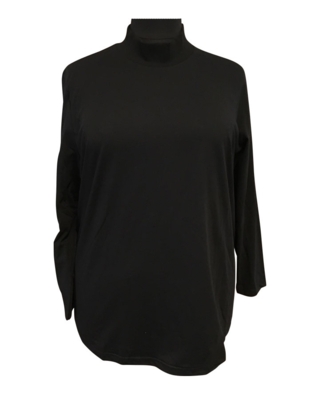 Sort langærmet turtleneck T-shirt - Handberg Sort langærmet turtleneck T-shirt - Handberg