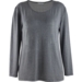 Studio langærmet T-shirt m. simili-sten Studio langærmet T-shirt m. simili-sten
