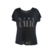 Veto T-shirt m. print og nitter (Sort) Veto T-shirt m. print og nitter (Sort)