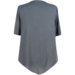 Mørkegrå Gozzip bluse m. print/broderi Mørkegrå Gozzip bluse m. print/broderi