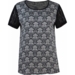 Sort/Hvid printet Veto T-shirt Sort/Hvid printet Veto T-shirt