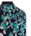 Turkis/Navyblå bluse m. 3/4 lange ærmer - Studio Turkis/Navyblå bluse m. 3/4 lange ærmer - Studio
