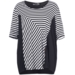 Sort/Hvid stribet bluse - Näis Sort/Hvid stribet bluse - Näis
