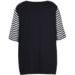 Sort/Hvid stribet bluse - Näis Sort/Hvid stribet bluse - Näis