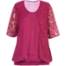 Crepet bluse m. blondedetaljer - Gozzip Crepet bluse m. blondedetaljer - Gozzip